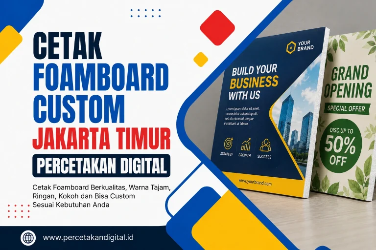 cetak foamboard custom display promosi Percetakan Digital