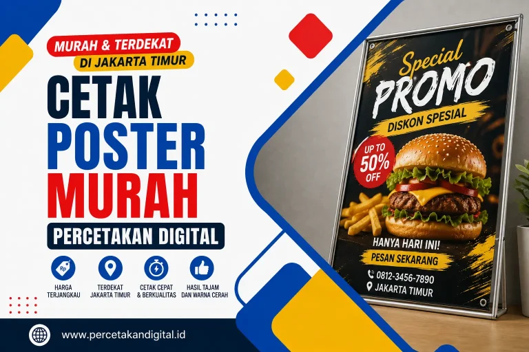 cetak poster murah terdekat Percetakan Digital Jakarta Timur