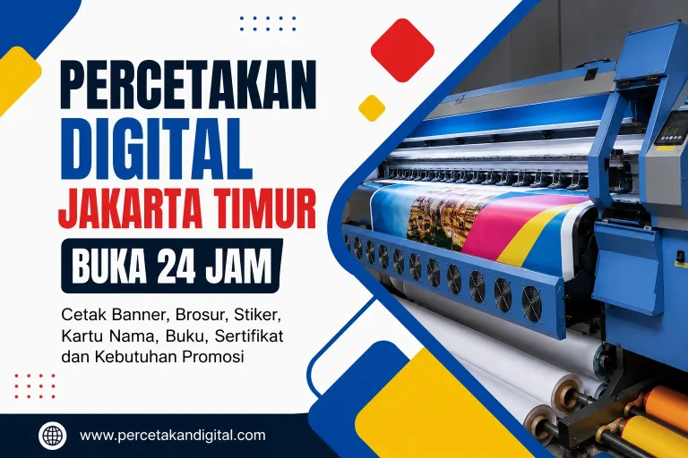 Percetakan Digital Jakarta Timur Buka 24 Jam